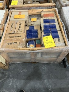 SQUARE FEET - CERAMICA LASA CERAMIC TILE - MADE IN MEXICO - COLONIAL - BLUE / PEACH / SOUTHWEST / MORE - 4x4 (1 PALLET)
