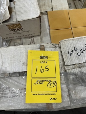 SQUARE FEET - CERAMICA LASA CERAMIC TILE - MADE IN MEXICO - COLONIAL DIJON - 6x6 (1 PALLET)