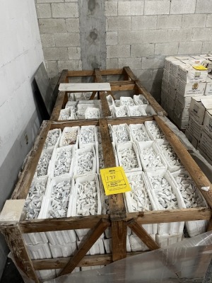 LOT ASSORTED TRIANGLE MOSAIC PIECES (3 PALLETS)