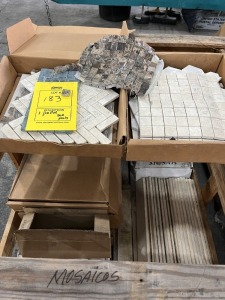 LOT ASSORTED POOL MOSAICS (1 PALLET)