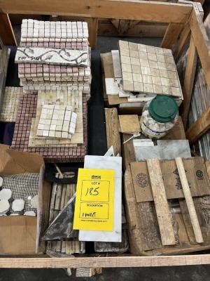 LOT ASSORTED POOL MOSAICS & TRIM (1 PALLET)