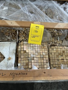 LOT ASSORTED POOL MOSAICS (1 PALLET)