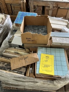 LOT ASSORTED POOL MOSAICS & TRIM (1 PALLET)
