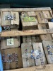 LOT ASSORTED CERAMIC TILE - ASSORTED PATTERNS / SIZES / SHAPES / COLORS - 4x4 / 3x6 / 2'' HEXAGON / MORE (2 PALLETS) - 2