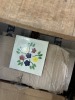 LOT ASSORTED CERAMIC TILE - ASSORTED PATTERNS / SIZES / SHAPES / COLORS - 4x4 / 3x6 / 2'' HEXAGON / MORE (2 PALLETS) - 5
