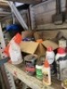 LOT CHEMICALS, CLEANERS, SEALERS, ETC (OPENED BOTTLES)