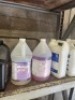 LOT CHEMICALS, CLEANERS, SEALERS, ETC (OPENED BOTTLES) - 5