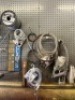 LOT SMALL TOOLS, ACCESSORIES, ETC (CONTENTS OF WALL) - 2