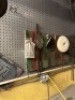 LOT SMALL TOOLS, ACCESSORIES, ETC (CONTENTS OF WALL) - 13