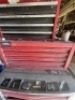 ASSORTED TOOL BOXES WITH TOOLS / PARTS - RUBBERMAID ON WHEELS / ALL AMERICAN / CRAFTSMAN - 6