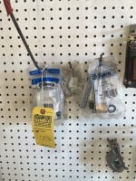 ASSORTED - COUPLERS, HOSE ADAPTERS, BLADES, SCREWS, ETC