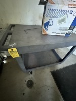 RESIN ROLLING CART (1 WHEEL BROKEN)