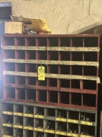 35-BIN CABINETS WITH CONTENTS - SCREWS, NUTS, BOLTS, ETC