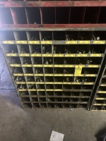 72-BIN CABINETS WITH CONTENTS - CAP SCREWS, WASHERS, ETC