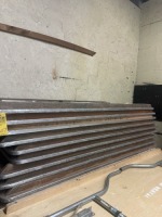 FOLDING TABLES WITH WOOD TOP (REAR STACK)
