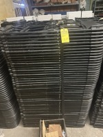 BLACK METAL & PLASTIC FOLDING CHAIRS
