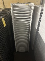 WHITE PLASTIC FOLDING CHAIRS