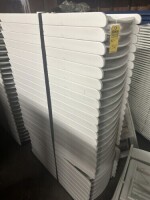 WHITE PLASTIC FOLDING CHAIRS