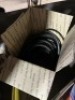 LOT ASSORTED PIECES - ROTARY SAW BLADES, SMALL RETRIEVAL TOOL, GFCI's, ETC - 4