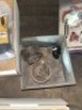 LOT ASSORTED PIECES - ROTARY SAW BLADES, SMALL RETRIEVAL TOOL, GFCI's, ETC - 5