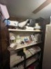 SHELVING UNIT WITH CONTENTS