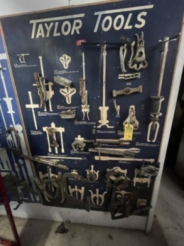 ASSORTED PULLING TOOLS, ATTACHMENTS, ETC (CONTENTS OF WALL)