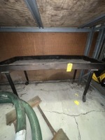 METAL BASIN ON WHEELS