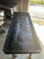 METAL BASIN ON WHEELS