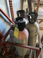 ASSORTED SIZE HELIUM TANKS