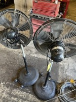 KING OSCPS-203A PEDESTAL FANS WITH WHEELS