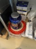 LOT DISPOSABLE KITCHEN SUPPLIES - CUPS, STRAWS, CONDIMENTS, ETC - 4