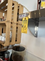 STAINLESS STEEL SHELVES - 6'x12''