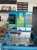 BLUE METAL CHIP RACK - 60''x18''x13'' - 2