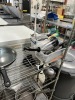 ASSORTED POTS, PANS, KNIVES, ETC - 5