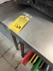 STAINLESS STEEL TABLE - 8'x24''x32''