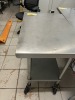 STAINLESS STEEL TABLE - 6' - 2