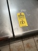 STAINLESS STEEL TABLE - 5'x24''x30'' - 2