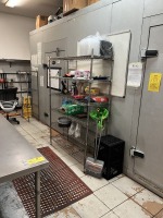 ASSORTED METRO RACKS (IN COOLER)