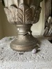 STONE-LIKE PEDESTAL WITH ARTIFICIAL FLOWERS - 2