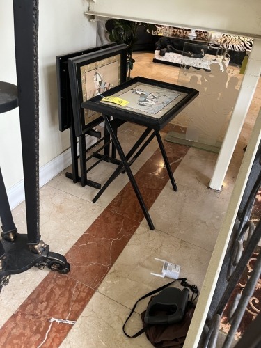 TV TRAY SET