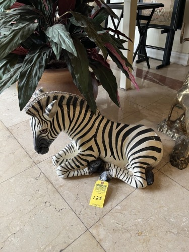 ZEBRA LAYING DOWN