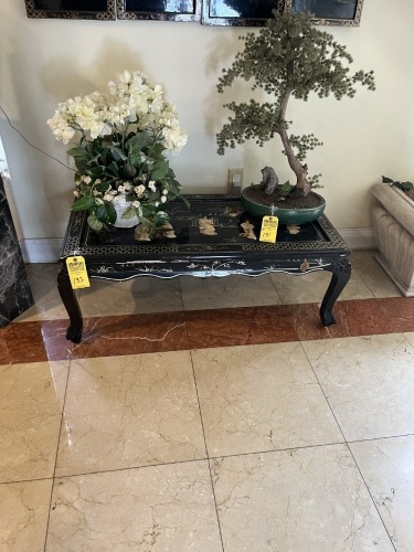 JAPANESE LACQUER TABLE - 42''W x 21''D x 16''H