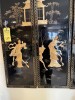 LACQUER ORIENTAL WALL PANELS - 2