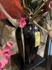 BLACK VASE WITH ARTIFICIAL FLOWERS - 2