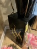 BLACK LACQUER PEDESTAL WITH CRANES - 2