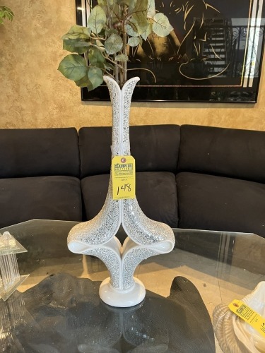 MIRRORED MOSAIC DECORATIVE VASE
