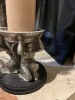 LARGE CANDLES WITH 1 CANDLESTICK - 2