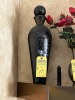 BLACK STOPPERED VASE - 2