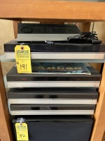 BANG & OLUFSEN STEREO SYSTEM WITH CONTROL UNIT (5 PIECES)
