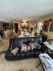 BLACK L-SHAPED 3-PIECE LEATHER SOFA - 3